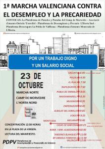 Plataforma parados 23octubre_cartel