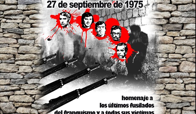 Homenaje a los últimos fusilados del franquismo: vídeo del acto de Madrid
