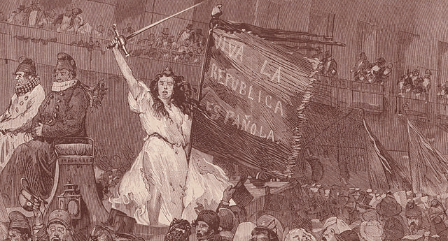 El 11 de febrero de 1873, las Cortes proclaman la República