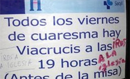 Reclaman que se dejen de celebrar vía crucis en el Hospital General de Segovia