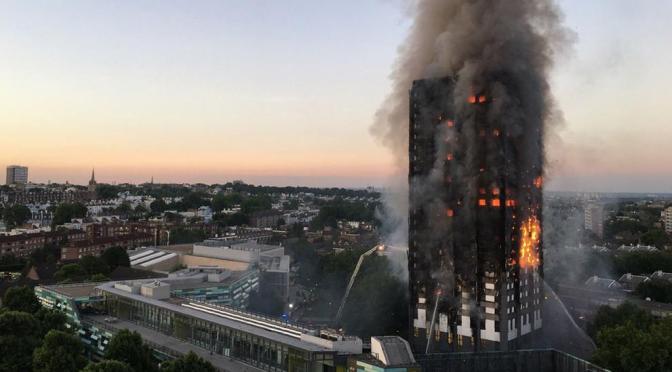 La Federación Republicanos(RPS) sobre el incendio ocurrido en Londres en edificio Grenfel Tower