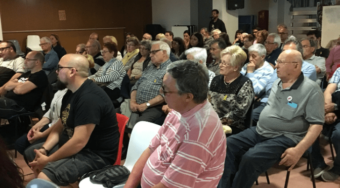 Barcelona: acto unitario contra la represión del estado español